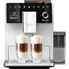 Melitta CI Touch - Macchina da caffè con macinacaffè integrato e montalatte per espresso o cappuccino, colore: Argento