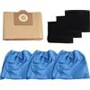 HEBEOT Sacchetti di ricambio in spugna pre-filtro per aspirapolvere Einhell Wet/Dry per TC-VC 1820 per TC-VC 1820 SA
