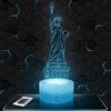 Lampephoto.fr - Lampada 3D Statua Della Libertà, Luce Notturna Tattile Statua Della Libertà, Illusione 3D Led, Idea Regalo di Natale per Ragazzi e Ragazze Lampada da Notte per Bambini o Adulti TOP