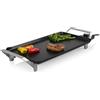 Princess Table Chef Premium XL Grill da Tavolo, Termostato Regolabile di Precisione, Nero E Argento, Piastra XL (46 x 26 cm)