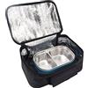 YUUGAA Forno a microonde per Auto, Mini Auto Portatile a microonde 12V Forno Elettrico Riscaldamento rapido Scatola da Picnic per Viaggi Campeggio Cottura di Alimenti Nero