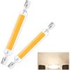 ZJZG R7S LED 78mm Lampadina, R7S LED 78mm Dimmerabile 10W Equivalente a 100W Lampada Alogena, Nessun Sfarfallio, lampada R7S LED Bianco Naturale 4500K 1000LM, 360°angolo di emissione, Pacco da 2