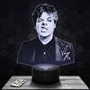 Lampephoto.fr - Lampada 3D Yung Blud Cantante Musica Britannica, Luce Notturna Tattile Led, Effetto Ologramma 3D, Idea Regalo Natale Compleanno Uomo Donna, Oggetto decorazione camera