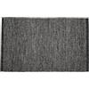 Maison Sucrée Tappeto Multiuso (bagno, cucina, corridoio, scendi letto) In Cotone 100% Fondo antiscivolo Art. Erasmo cm 50x140 (NERO)