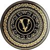 VERSACE - Virtus Gala Black Piatto Piano 17cm 19335-403729-10217