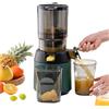 hKjPlvf Estrattore Di Succo Portatile Da 300 W Con Separazione Della Vinaccia,Macchina Spremiagrumi Con Tramoggia Di Alimentazione Da 13 cm- Estrattore Di Succo Lento Professionale Per Frutta E Verdura,Green