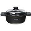 RISOLI' Risolì Casseruola Con Coperchio Induction Antracite 24 cm