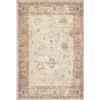 Pierre Tappeti Tappeto arredo casa ZIEGLER 19 vintage beige cm.115x175 riproduzione disegno persiano classico in stile vintage. Tappeto lavabile e antiscivolo per ingresso, soggiorno, camera da letto.
