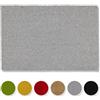 Carpido Zerbino in cocco antiscivolo - 40 x 60 cm grigio - Fibra naturale sostenibile per esterni coperti - 100% cocco - Tappetino per ingresso