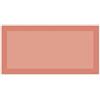 mubusi Tappeto Vinile Cucina Sala - Varie Dimensioni - (Cornice Salmone 60x120 cm)