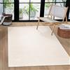 Paco Home Tappeto Soggiorno Camera da letto moderno a pelo corto scandinavo Boho Pattern Arcobaleno japandi Geometrico Effetto 3D Crema, Dimensione:200x290 cm, Colore:Crema 5