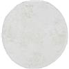 Schöner Wohnen Kollektion Tappeto in pelliccia sintetica Tender - tappetino a pelo corto a pelo alto - modello rotondo - tappeto in pelliccia di lusso - tappeto con finta pelliccia - (bianco, 120 cm Ø)
