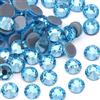 Jollin, Strass termoadesivi con retro piatto, in vetro, adatti come diamanti e gemme, 4,8 mm, (20 SS, 1440 pezzi, acquamarina)