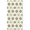 Panorama Tappeto in Vinile - Tappeti in PVC Grandi - Tappeto da Cucina, Corridoio e Soggiorno - Modello Vera Green 80x150 cm