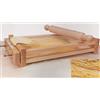 Generico Chitarra in legno per Spaghetti alla chitarra e Tagliatelle con Mattarello e ricettario