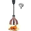 VFDZ Lampada Riscaldante per Alimenti Regolabile 60-180 cm(Rame Colore) | Lampade Scaldavivande Cucina 19/25 cm Diametro, Lampade Riscaldanti Cucina a Buffet per Ristoranti, Cucine, Hotel