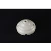 Illuminazione d'epoca Rosetta rosone copriforo in ceramica (con foro centrale) - 9,4 cm