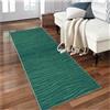 Siunwdiy Tappeto Runner Cucina 80 x 200cm Verde Antiscivolo Lavabile, Passatoia Cucina Corridoio Runner Lungo per Ingresso Interno, Design Contemporaneo, Adatto a Soggiorno Camera Bagno e Aree Trafficate