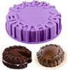 HiParty Teglia per torta in silicone, 20,1 cm di compleanno a cerchio rotondo da forno per formaggio, torte, gelatina, budino, muffin, pizza, torta, flan, crostata per pane, pasticceria,