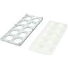 Cosiki Pressa per Ravioli, Stampo per Pressa per Ravioli Multiuso in ABS in Ferro per Cucina (SILVER)