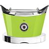 BUGATTI, Volo,Tostapane Elettronico, 4 Funzioni, 6 Livelli di Tostatura, Design innovativo, Corpo in Acciaio Inox, Pinze per Toast e Pane non incluse, Potenza 930 W (Verde Mela)