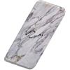 A.Monamour Tappetino per Il Bagno Antiscivolo Assorbente Morbido Sfondo Trama Marmo Bianco Arte Astratta Lavabile Tappeto Tappetini Doccia Passatoia da Cucina Zerbino Tappeti Cameretta 40x120cm
