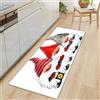 DAZZLEEX Tappeto natalizio, antiscivolo, assorbente, per soggiorno, camera da letto, cucina, decorazione natalizia, 40 x 120 cm (1)
