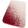 emmevi Tappeto Bagno Morbido Assorbente Antiscivolo Soffice Camera Letto mod.IBISCO (A) 50x80 ROSSO