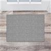 CUIMEI Tappeto Cucina 60 x 270 cm Antisfilo e Lavabile in Lavatrice Pezzi Tappeti Cucina con Bordi Rinforzati per corridoio cucina, Grigio Chiaro