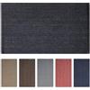 Olivo Tappeti OLIVO.shop Tappeto Bagno Antiscivolo in Ciniglia, Tappetino Bagno Assorbente, Tappeto Cotone CORN (GRIGIO SCURO, 50x90 cm)