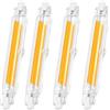 ACAATVE R7S LED 118mm Dimmerabile Bianco Caldo 2700K 2000LM, Lampadina R7S LED 118mm 20W Equivalenti 200W Lampada Alogene, Illuminazione Fascio 360°, Nessun Sfarfallio, AC 220-240V, 4 pezzi