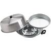 BOTTIGLIERI CASALINGHI FORNO FORNETTO DI CAMPAGNA ALLUMINIO CM.40 - 6 LITRI - PENTOLA CON COPERCHIO - ARGENTO
