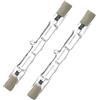 UGEFKMQ Lampadina Alogena R7S 78mm 100W 230V Dimmerabile Lampadine Alogene Lineare R7S J Tipo Lineare J78 R7S Doppio Terminato Bianco Caldo 5Pz 150W