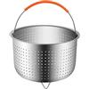 zaizai Instant Pot Cestello per cottura a vapore in acciaio inossidabile - Inserto per verdure in acciaio inossidabile