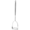 LivGrain Schiacciapatate in acciaio inox, con manico ergonomico per una presa comoda, per preparare purè di patate, verdure, cibi morbidi (coda appuntita)