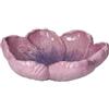 Brandani 51127 CIOTOLA FLORA PINK RESINA, cm d 26x8h, Decorazione a forma di fiore, Colore viola, resistenza, solidità, durata