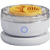 Eawfgtuw Pulitore wireless per frutta e verdura, purificatore alimentare portatile, IPX7, ricaricabile, strumento di pulizia della cucina, rondella per prodotti freschi per casa e viaggi (bianco)