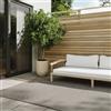 benuta Basic Tappeto Esterno & Interno Lou - Nero 140x200 cm - Impermeabile & Resistente ai raggi UV - Multifunzionale per Balcone, Terrazza, Giardino - Cucina & Soggiorno - Facile da Pulire Robusto