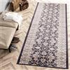 Carpeto Rugs Tappeto Cucina Orientale Floreale Pelo Corto - Tappeto Corridoio - Tappeto Passatoia Cucina - Tappeti Cucina - Tappeto per Cucina Moderni - Antracite Nero - 70 x 300 cm