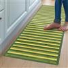 CosìCasa Tappeto Bamboo Cucina Antiscivolo | Passatoia Cucina Idrorepellente, Facile da Pulire e Realizzata con Materiali Sostenibili | Tappeto Bambu Effetto Degrade (Verde, 50 x 120 cm)