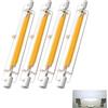 TDDKFB Lampada R7S LED 118mm Dimmerabile Lampadine,6000K 2000LM 20W R7s COB Led Bianca Freddo,Illuminazione Fascio 360°,Equivalenti a R7S 200W Lampada Alogena,Nessun Sfarfallio,4 pezzi