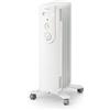 Adax NOVA 10 - Radiatore ad Olio 1000W | Stufa Elettrica con Termostato Regolabile, Silenziosa e Sicura | Riscaldatore Elettrico Portatile con Ruote, Protezione Antiribaltamento, Design Norvegese