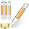 Dvnoua Lampadina R7S LED 118mm Dimmerabile 30W, Lampada R7S LED Bianco Naturale 4000K 3000LM, RS7 LE D 118mm Equivalente a 300W Lampada Alogena, Nessun Sfarfallio, Illuminazione Fascio 360°, 4 Pezzi