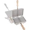 CBE Elettrodomestici 5040200CR Ferratelle Biscottiera Rettangolare, 600 Watt, Cromato