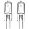 UGEFKMQ capsula Lampadine alogene G5.3 220V 35W 50W 75W 100W Lampadina alogena G5.3 20W GU5.3 base a doppio ago per scaldavivande Lampade aromatiche Fonde gli oli profumati 5PC 35W