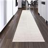Teppich-Traum Tappeto corridoio cucina tappeto di design 3D motivo arco crema pelo corto runner lungo moderno 80 x 300 cm