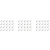 Beelooom 60 lampadine di ricambio a LED G40, attacco E12, infrangibili, per luci solari, calde