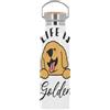 Fabulous Bottiglia in acciaio inox Borraccia termica termica - Life is Golden Retriever Dog Golden Retriever - 500 ml (17 oz)