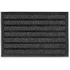 Astra zerbino robusto per esterni e interni resistente agli agenti atmosferici - zerbino antiscivolo per porta d'ingresso, patio - zerbino Scraper Line 45x75 cm antracite