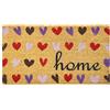 Comart - Zerbino Season in Cocco - 40x70 cm - Design Moderno - Zerbino Ingresso Esterno e Interno - Antiscivolo - Facile da Pulire - Tappeto Asciugapassi con Disegni e Scritte di Benvenuto - Cuori
